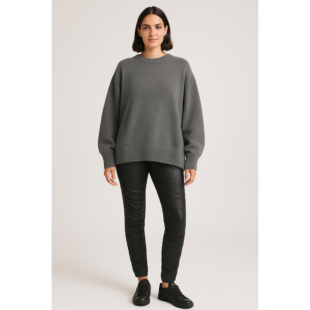 Free People Women's Ruched Leggings Textured Black Size Medium Edgy Witchy‎